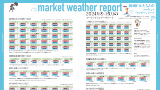 川崎ドルえもんのマーケットウェザーリポート（2024年9-10月）