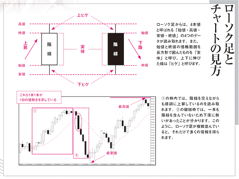 ローソク足とチャートの見方