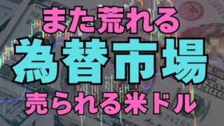 【FX為替相場見通し】荒れる「為替市場」米ドル安が進行!!