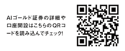 AIゴールド証券の詳細や口座開設窓口のQRコード