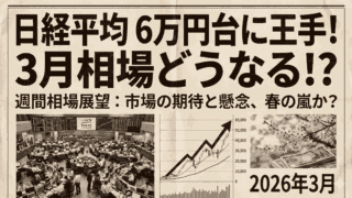 【FX為替相場見通し】3月は日経6万円台必至!? 円安も必至か!?