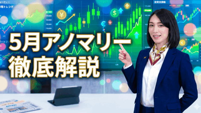 【相場転換の月】「5月相場アノマリー」について徹底解説！