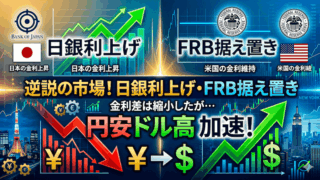 【FX為替相場見通し】日米金利差が縮小しても円安ドル高は止まらない！