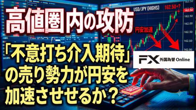 【FX為替相場見通し】「為替介入」期待のドル円売りが高値圏を維持させる!?