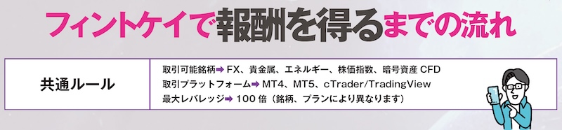 フィントケイで報酬を得るまでの流れ