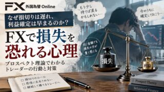 プロスペクト理論から見る「損失を恐れる心理」～なぜ損切りは遅れ、利益確定は早まるのか～