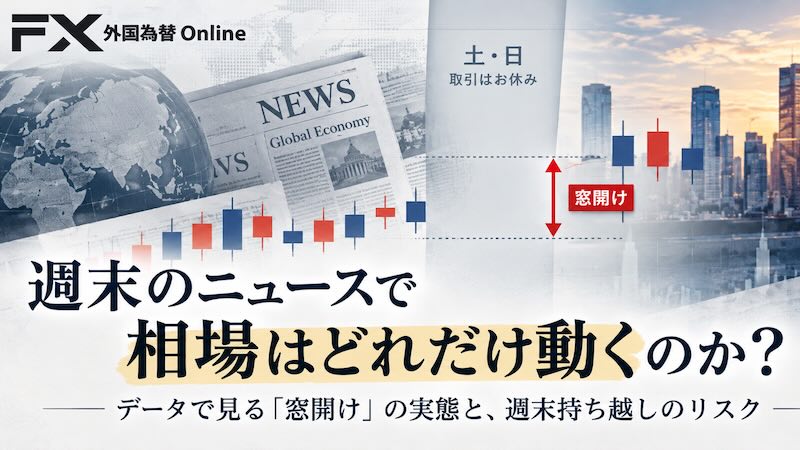 週明けの「窓開け」はなぜ起こるのか~週末持ち越しのリスクと備え~